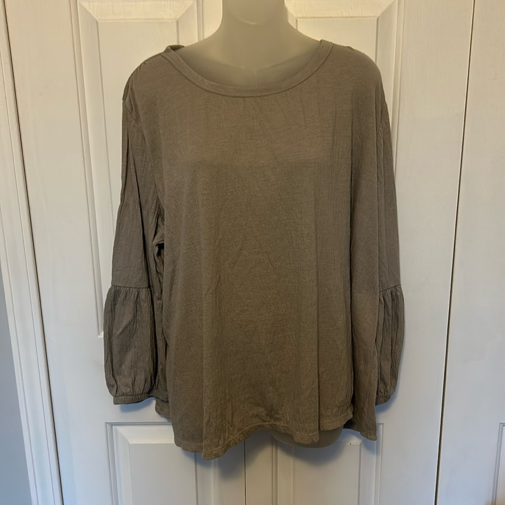 Armadio Sz L Oversized balloon sleeve cozy LS top GUC B1015
